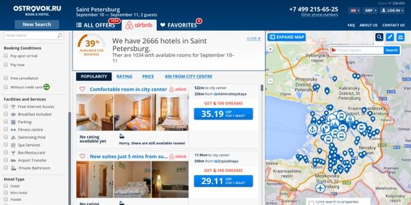 Airbnb extends reach further via tie up with Ostrovok