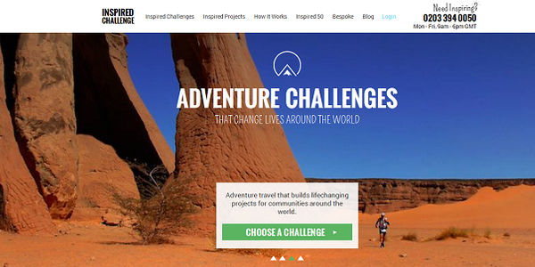 Startup pitch: Inspired Challenge lets users crowd-fund their philanthropic and adventure travel