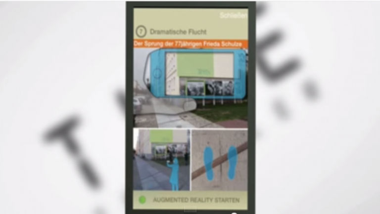 Time traveling app re-builds the Berlin Wall via augmented reality