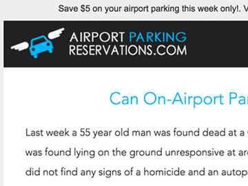 Oops! AirportParkingReservations apologizes for death-themed marketing