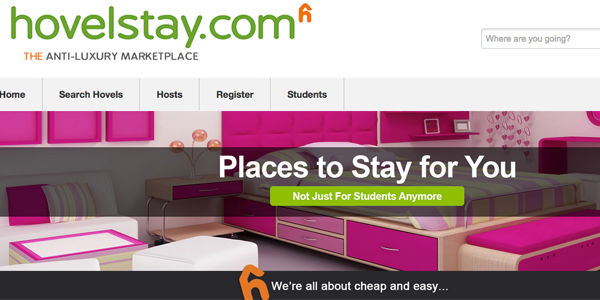 Hovelstay - yes, Hovelstay - nets $1.2M for its cheap lodging platform