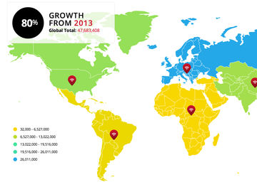 WiFi Growth Map says we'll have one hotspot for every 20 people