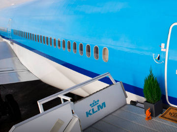 KLM and Airbnb create the aircraft sleepover