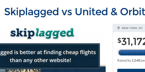 United, Orbitz sue tiny Skiplagged, which crowdfunds a defense