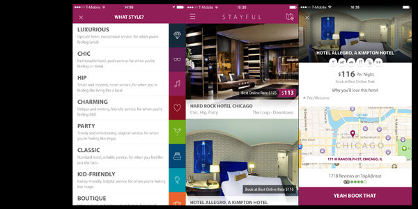 The Stayful hotel app: No trend left behind