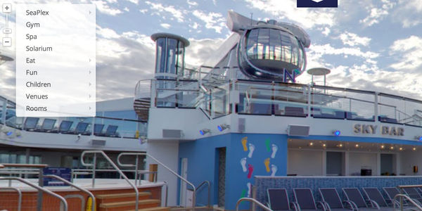Google's StreetView sets sail on Royal Caribbean's Quantum of the Seas
