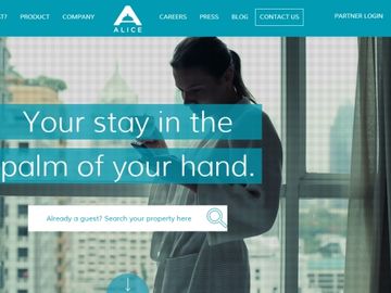 Startup pitch: Alice wants to answer your hotel stay needs