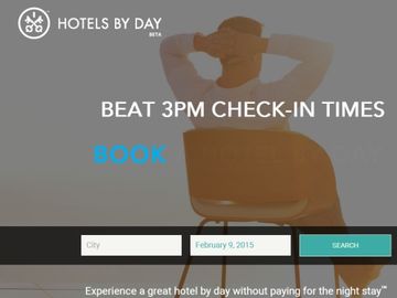 Startup pitch: HotelsByDay checks in to during the day stay trend