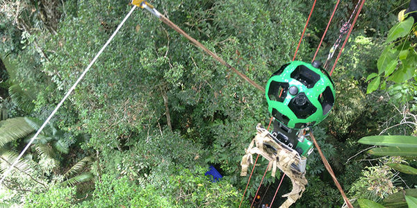 Zip lining through the Amazon is Google's next StreetView trick