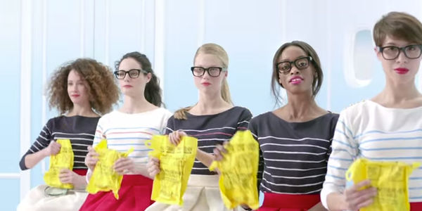 C'est plus chic: New Air France video reminds flyers that they are, in fact, not this glamorous