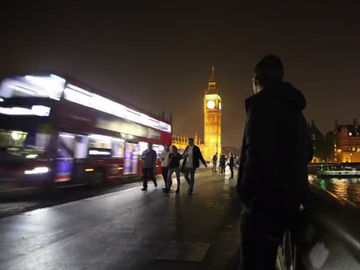 Hyperlapse and real-time footage combine in London Lights promo