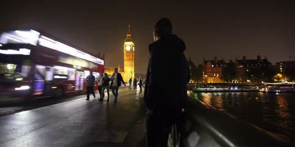 Hyperlapse and real-time footage combine in London Lights promo