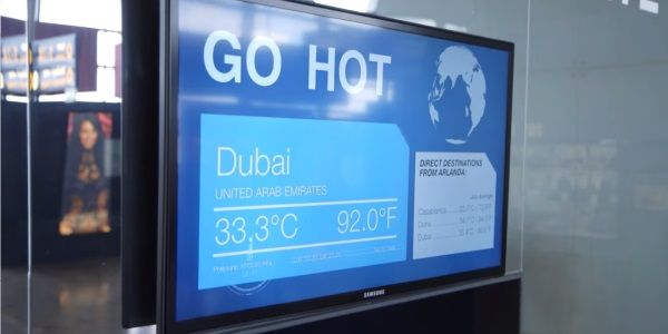 Destination weather technology - a new passenger experience for airports