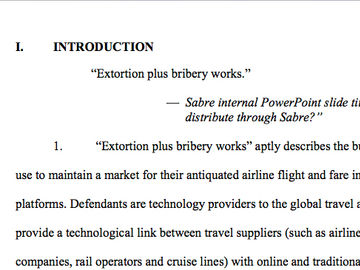 Lawyers seize on an alleged PowerPoint gaffe by a GDS representative