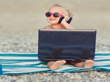 With kids taking so much tech on a trip, travel brands could take advantage