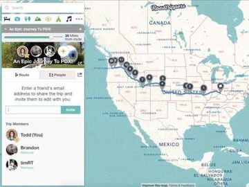 RoadTrippers brings its own collaborative trip planning tool to road trips
