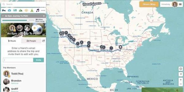 RoadTrippers brings its own collaborative trip planning tool to road trips