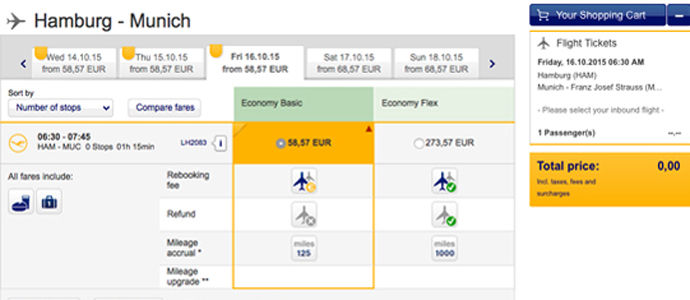 klm light fare baggage