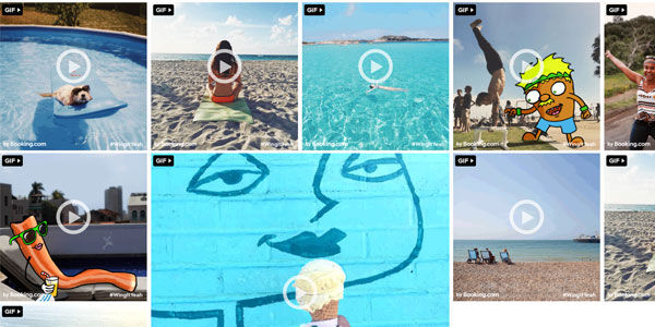 Turning vacation pics into GIFs, Booking.com lunges for marketing gold