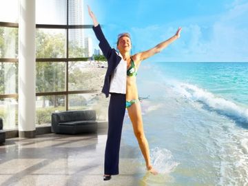 Attitudes towards technology by corporate travellers (who also need a break)