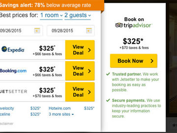 TripAdvisor and Google make the top three hotel search results even more precious