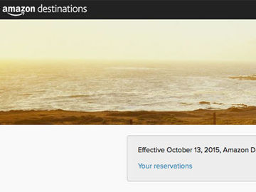 Amazon Destinations stops selling travel