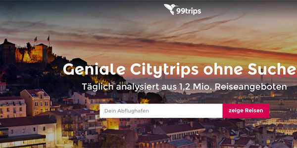 Startup pitch: 99Trips books European city trips on the fly