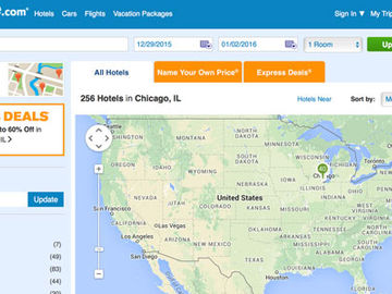 Priceline is being bested by Expedia in US hotel bookings