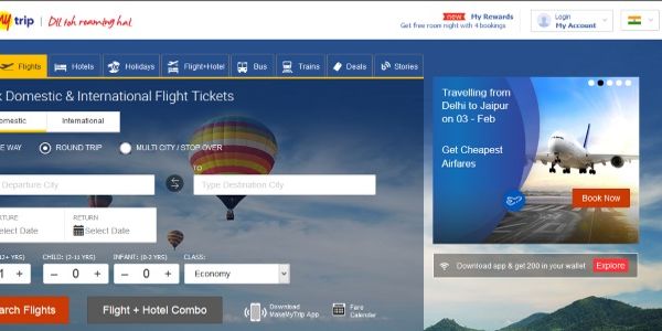 MakeMyTrip sees triple-digit mobile growth