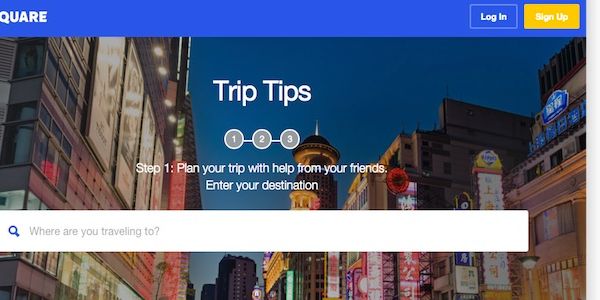 Foursquare enters trip planning melee with Trip Tips