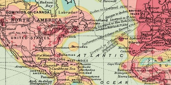 Our shrinking world, illustrated with travel data
