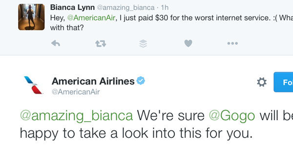American Airlines drops its Gogo inflight internet suit