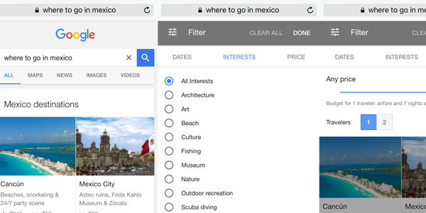 SEO alert: Google overhauls its travel search interface for mobile