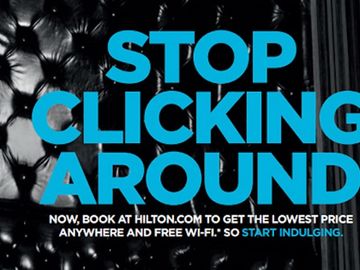Hilton campaigns to bring clicks direct