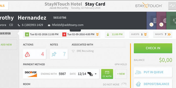 Hotel IT startup StayNTouch raises $9.5M in investment led by Concur