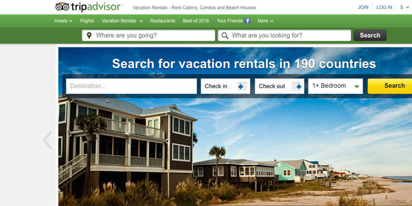 In 2015, TripAdvisor grew its vacation rental listings 18%, to 770,000