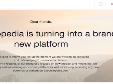 Excursiopedia suspends site to focus on new product