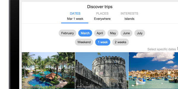 Google Flights now pushes flexible destination search, aiming at trip inspiration