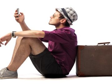 Using mobile devices for travel still looks like a young person's game