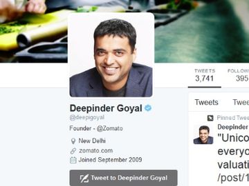 Zomato boss responds to analyst's battering
