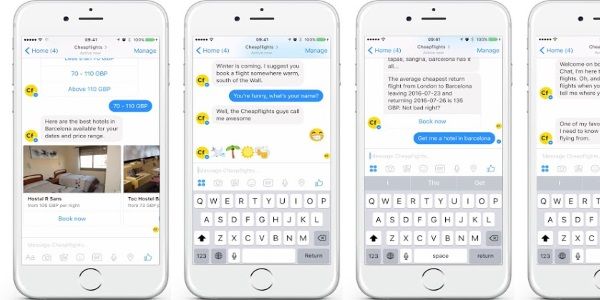Cheapflights puts flight and hotel search into Facebook Messenger