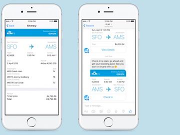 KLM on Messenger and being a speck in a galaxy of digital giants