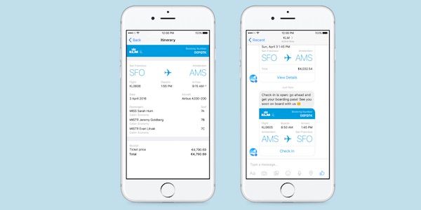 KLM on Messenger and being a speck in a galaxy of digital giants