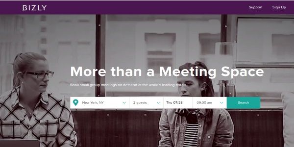 Startup pitch: Bizly helps companies plan and book meetings at hotels