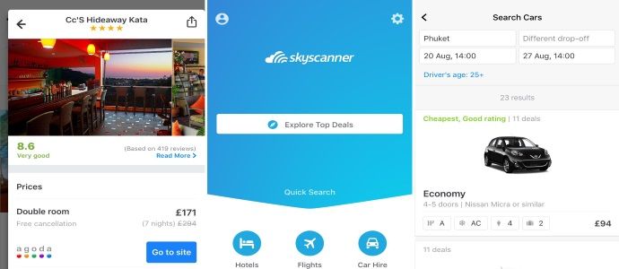 skyscanner net car hire