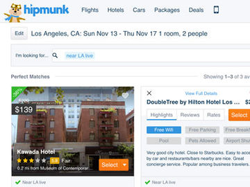 Hipmunk updates its hotel search