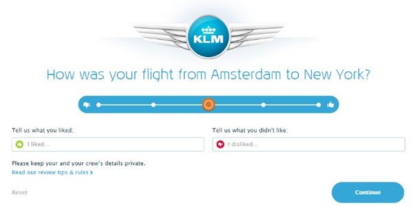KLM wants flight transparency, adds reviews and ratings to search results