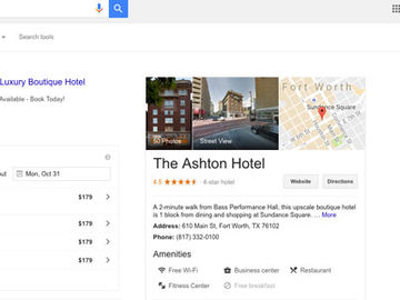 Google tests single hotel deal placements in search