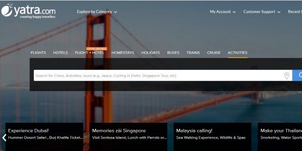 Yatra sees drastic dip in offline bookings after banknote ban