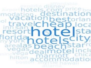Over half of all travel-related searches are for hotels